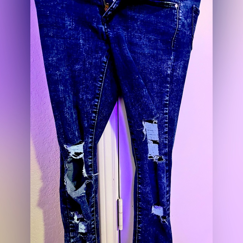 Blue Jeggings
